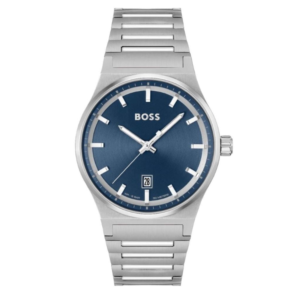 Gents Hugo Boss Candor Blue Dial Watch