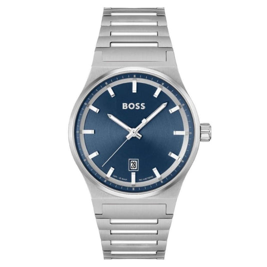 Gents Hugo Boss Candor Blue Dial Watch