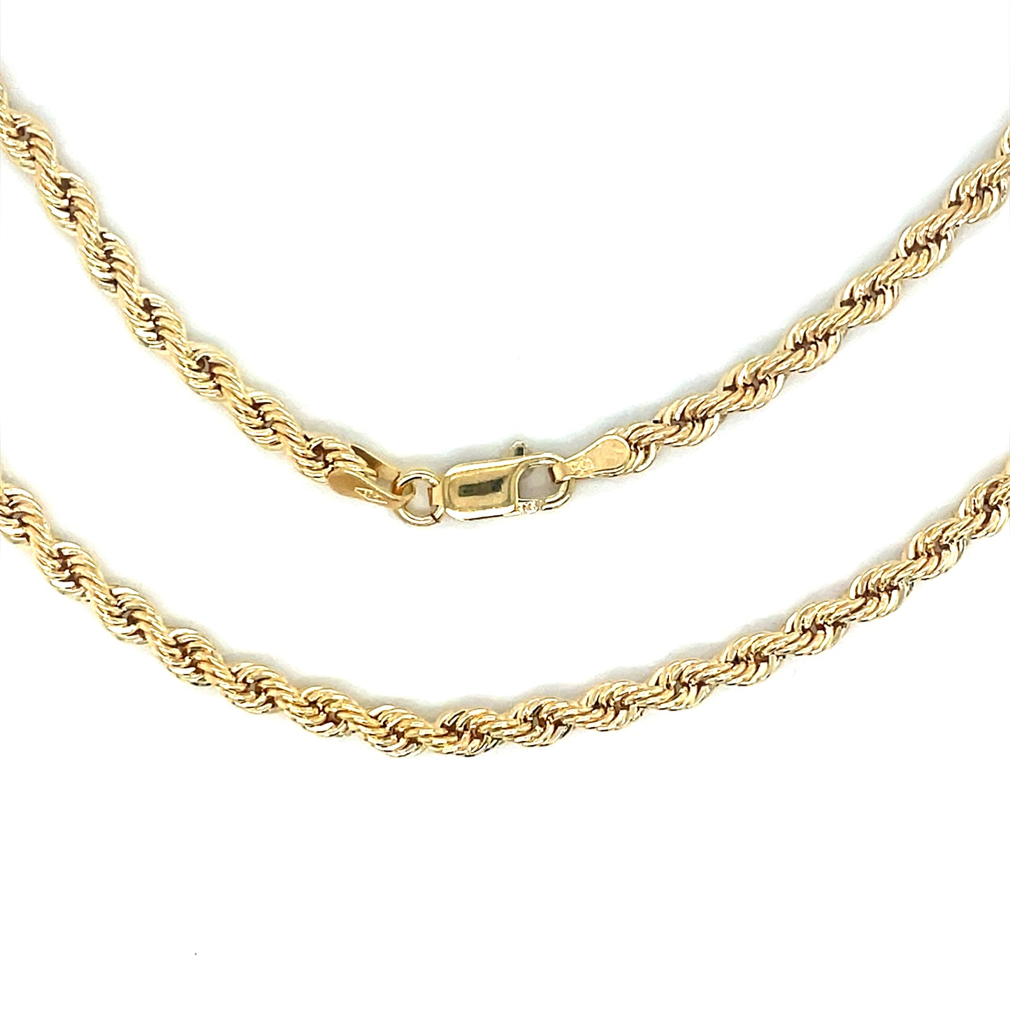 9ct 18' Rope Twist Necklet
