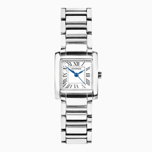 Ladies Stainless Steel Sekonda Montreal Square Roman Numeral Watch