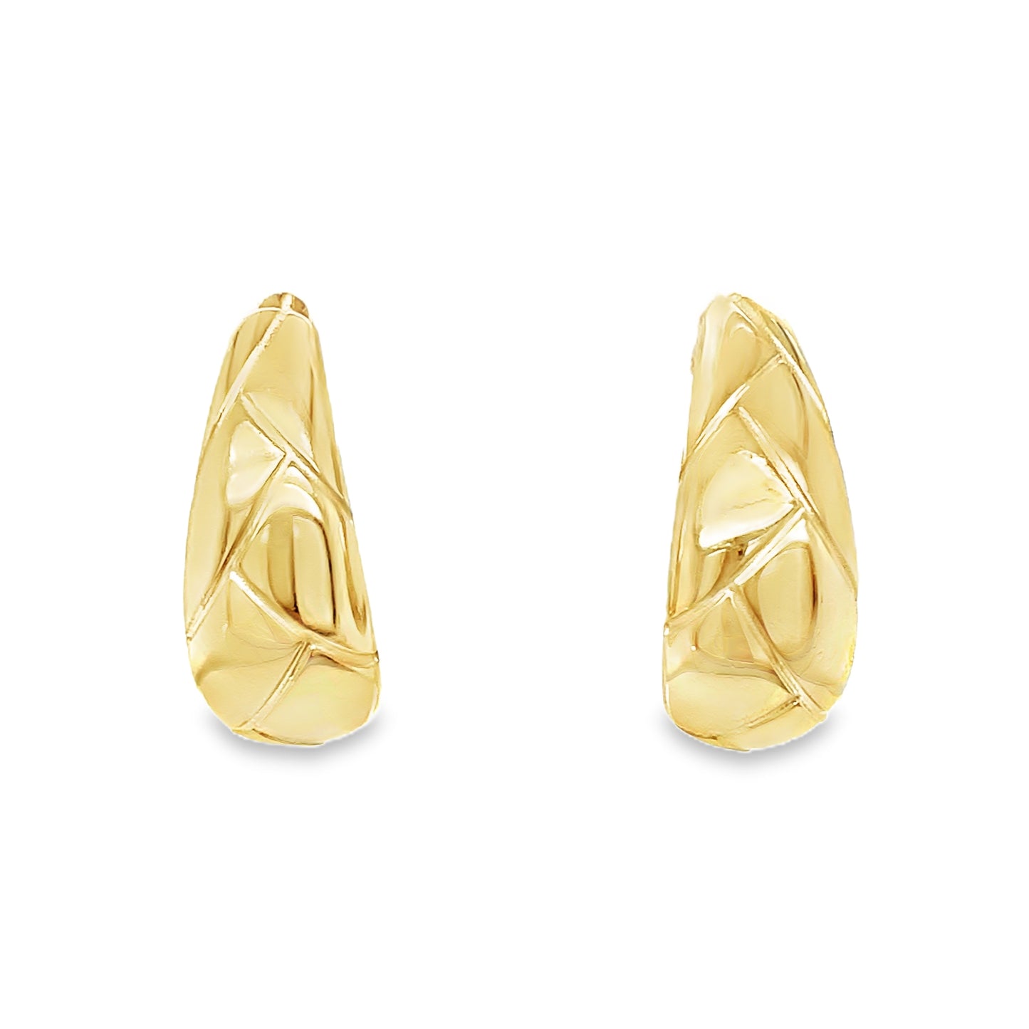 9ct Erg Tear Shape Drop Earrings