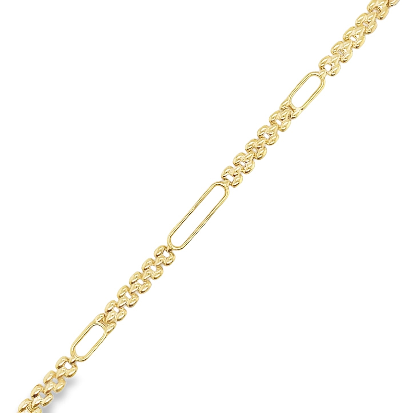 9ct Paperlink Brick Link Bracelet