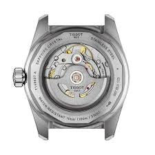 Gents Stainless Steel Tissot PR516 Powermatic 80 38mm Black Watch