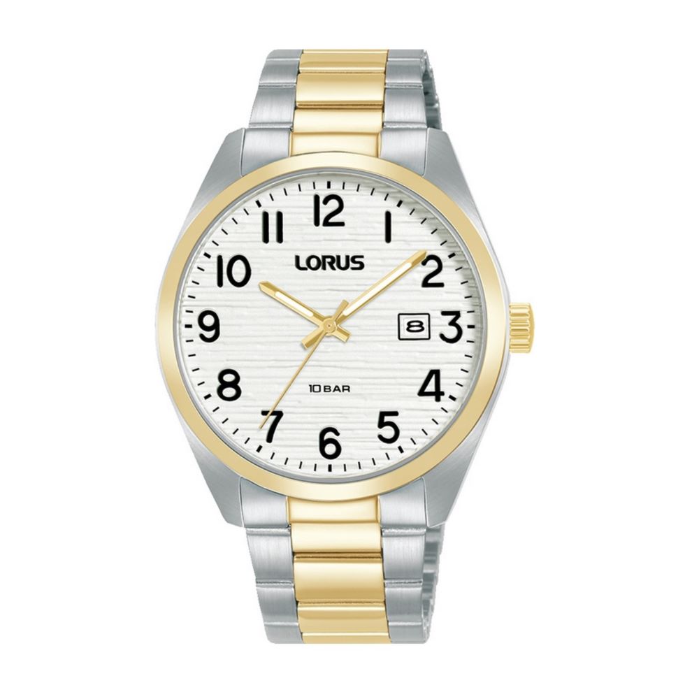 Gents Lorus White Dial Watch