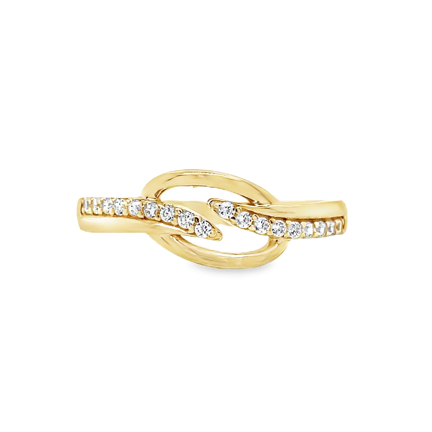 9ct Fancy Open Cubic Zirconia Ring