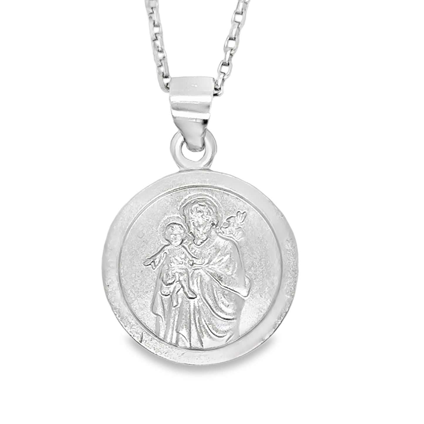 Sil P/dnt Matte Medal St. Joseph