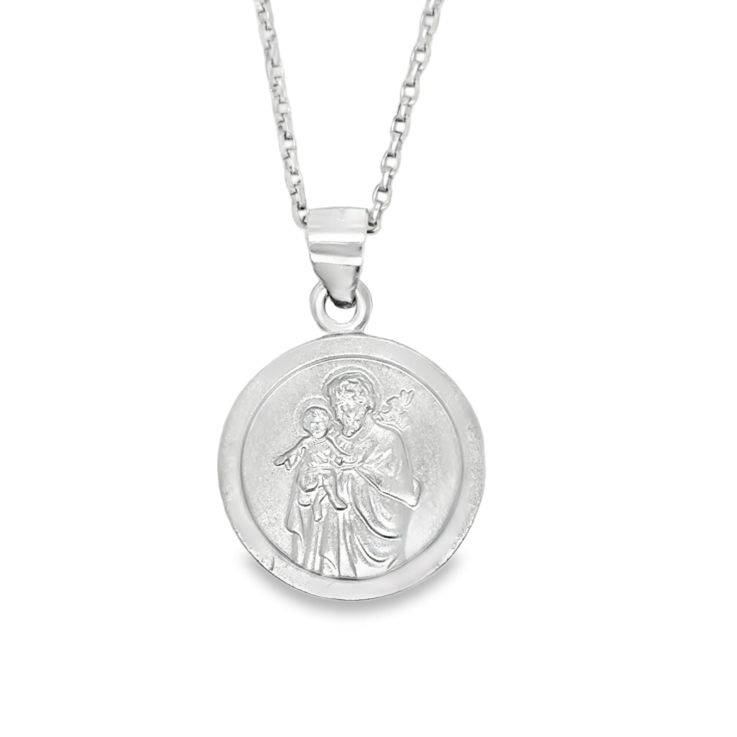 Sil P/dnt Matte Medal St. Joseph