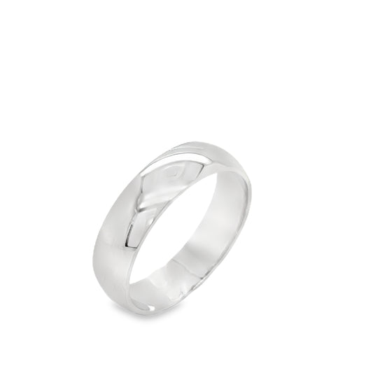 Sterling Silver Ring Plain Band