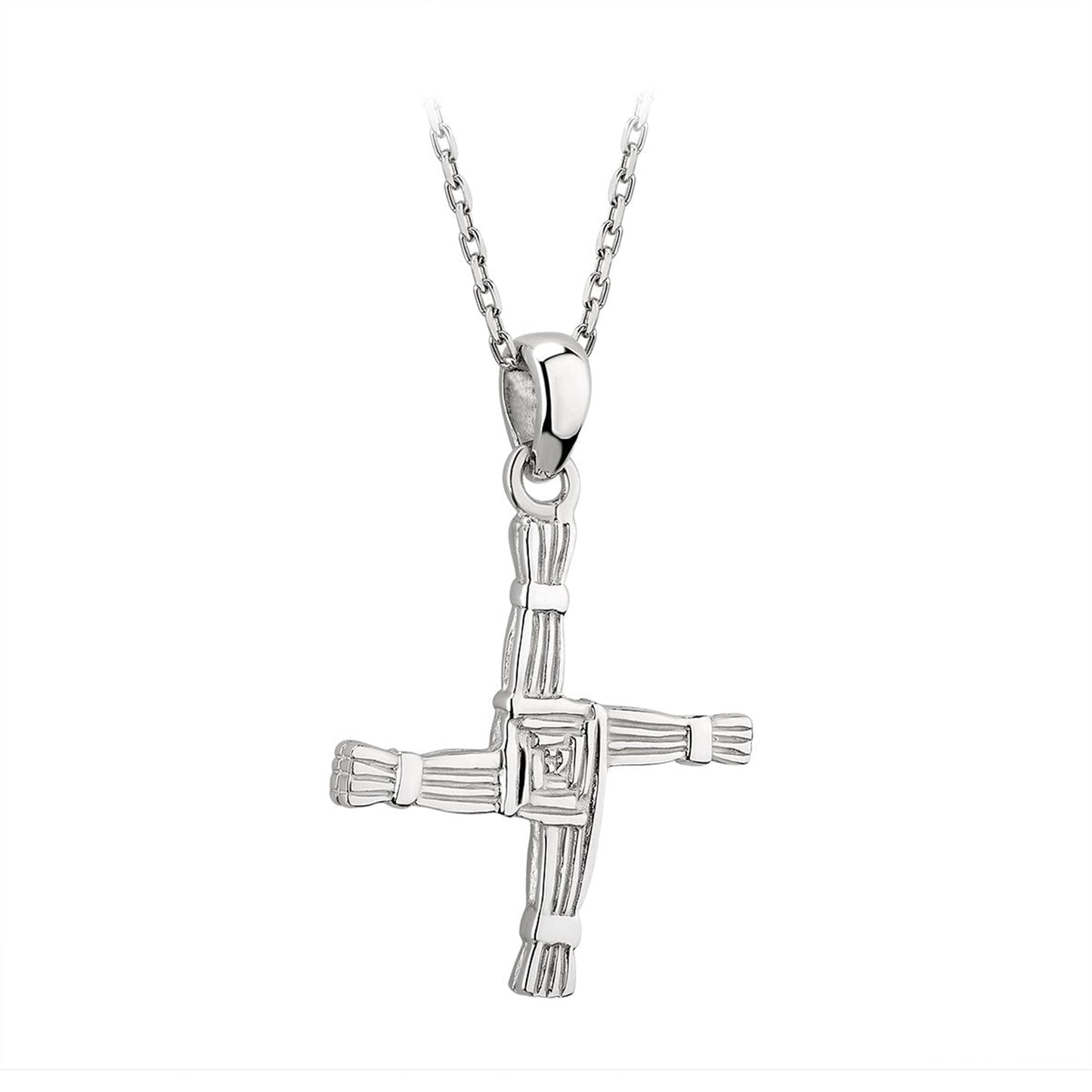 Sterling Silver Plain St Bridget Cross