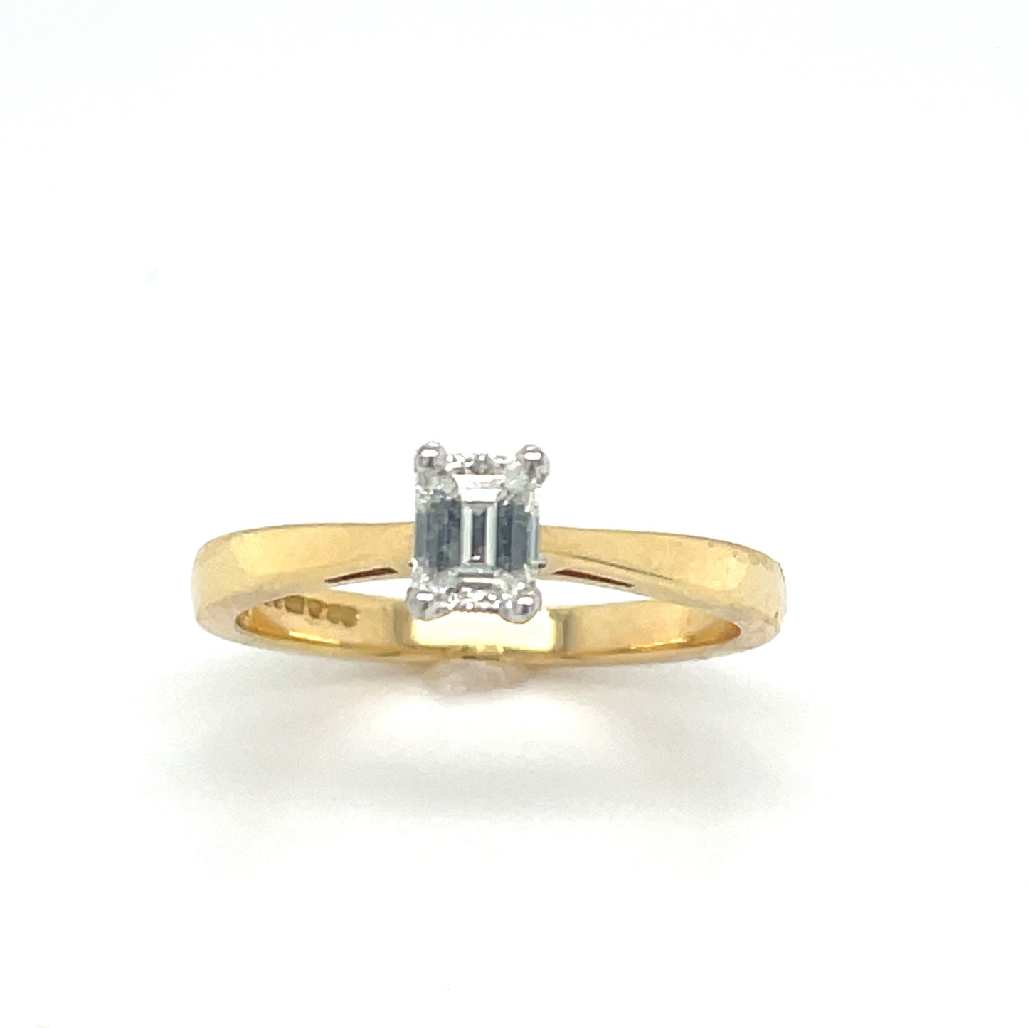 18ct Brilliant Cut Solitaire Diamond Ring .40ct