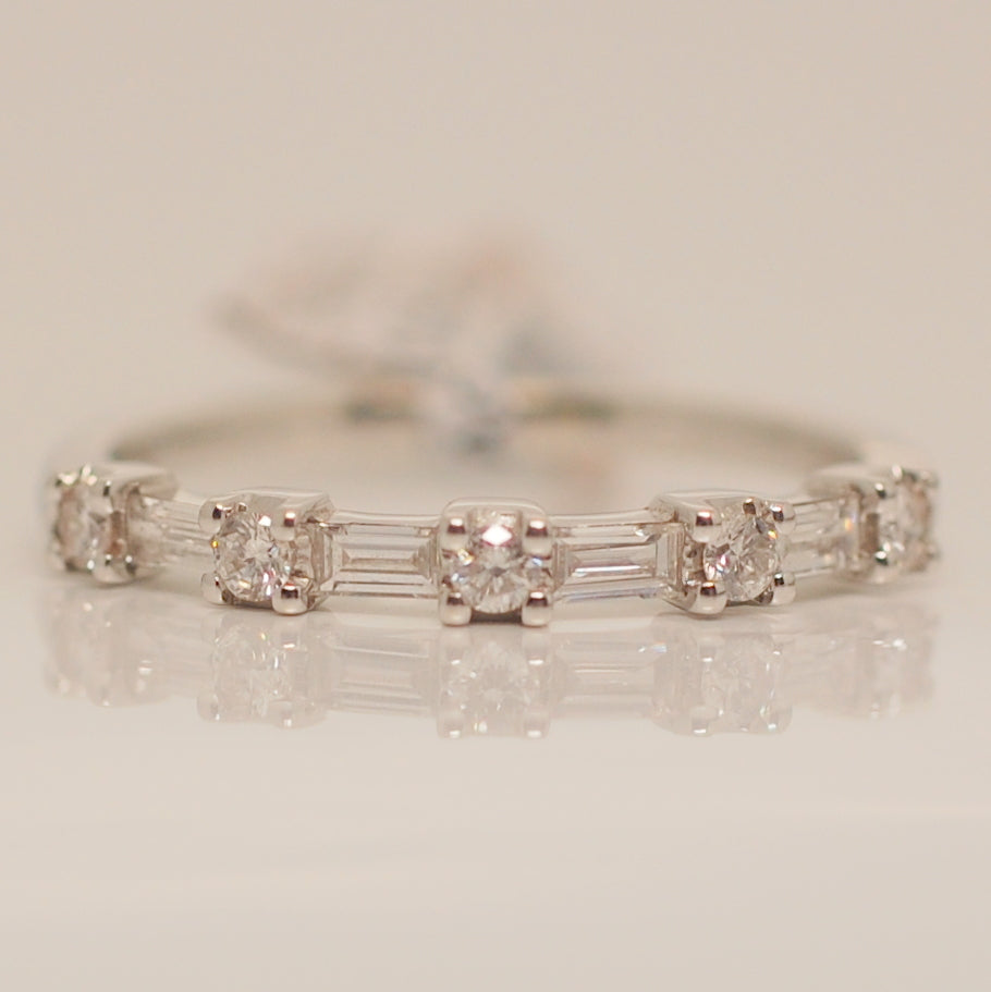 18ct White Gold Eternity .40ct Diamond Ring