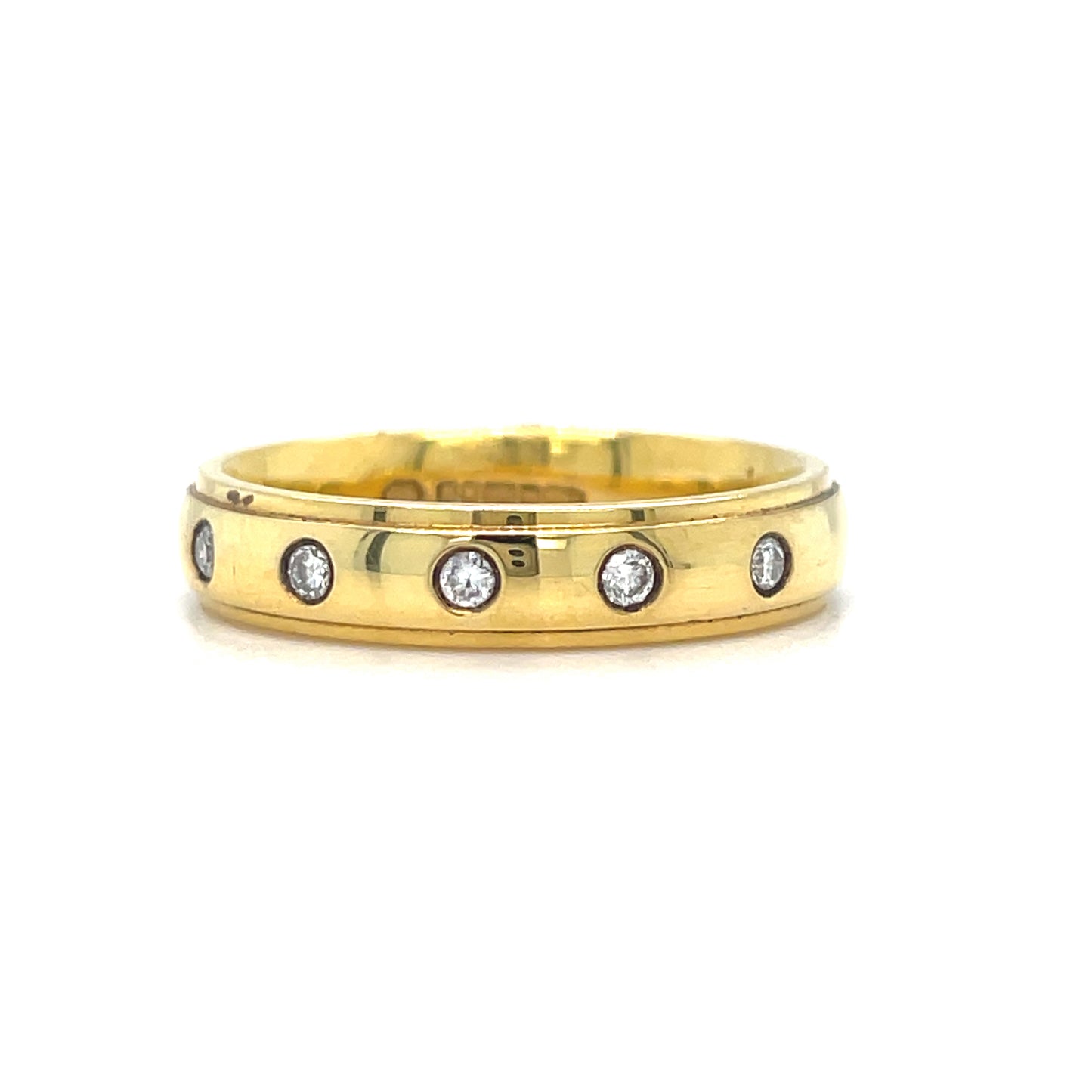 18ct Five Stone .10ct Diamond Ring
