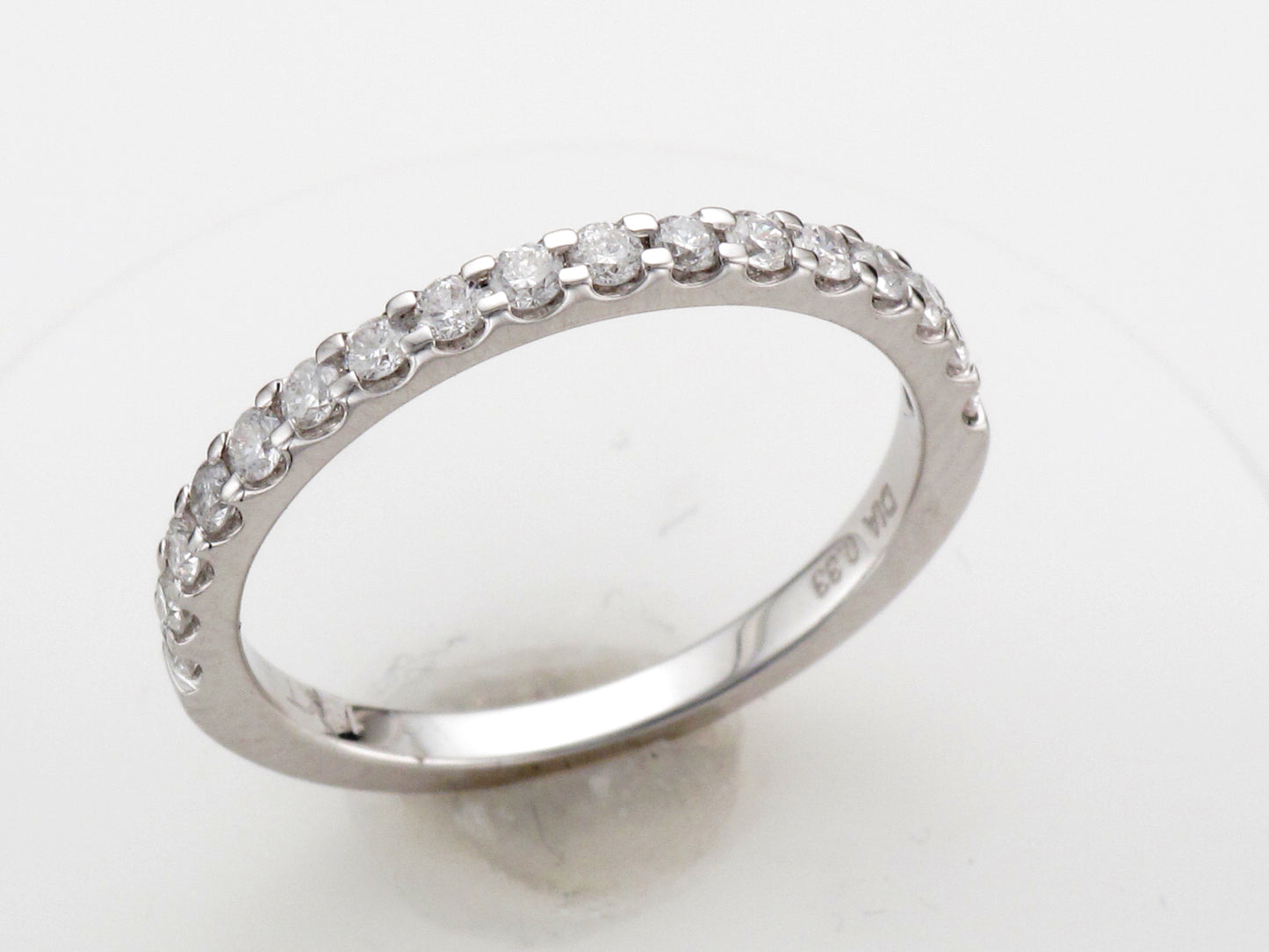 18ct White Gold Eternity .25ct Diamond Ring