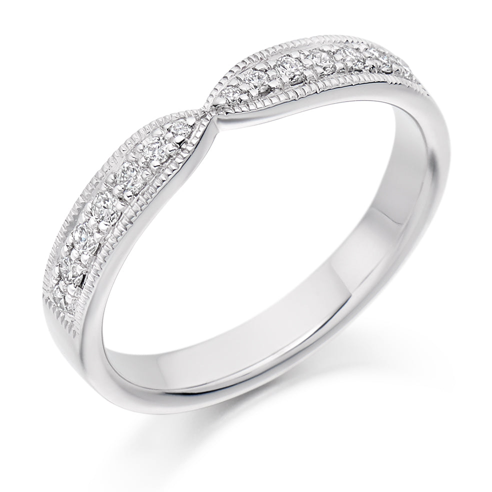 9ct Et Wht Knot .20