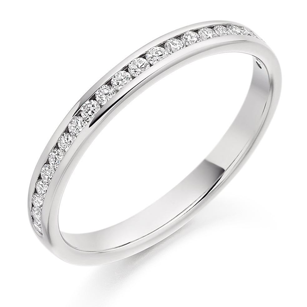 9ct White Gold Diamond Eternity Ring .25ct