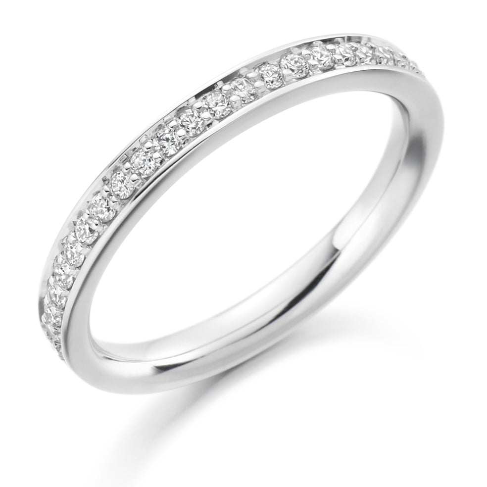 18ct Et Wh Grain Set .25