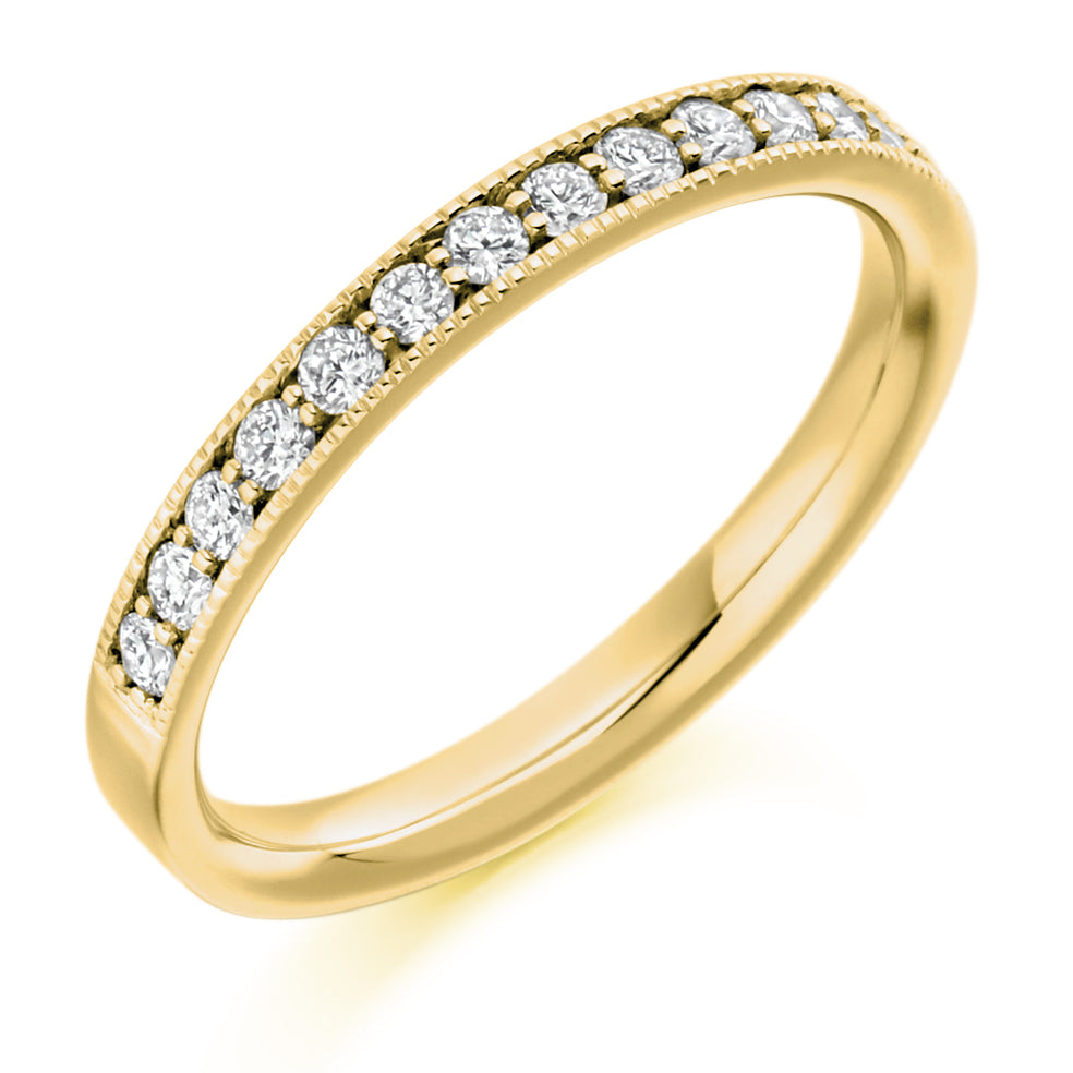 9ct Et Rd/Bril Mill .33