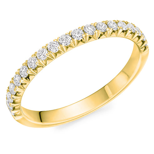 9ct Eternity Claw Set Diamond Ring .25ct
