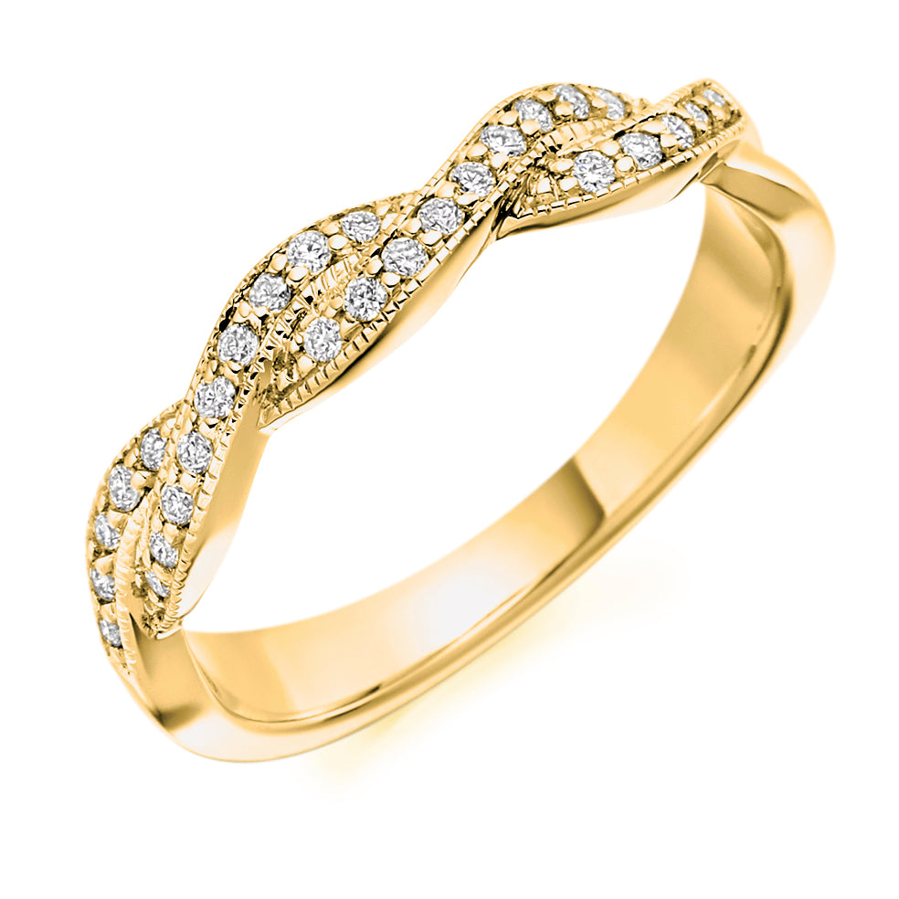 18ct Ring Intertwined.22