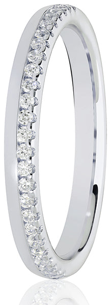 18ct Ring Wh .15 Offset