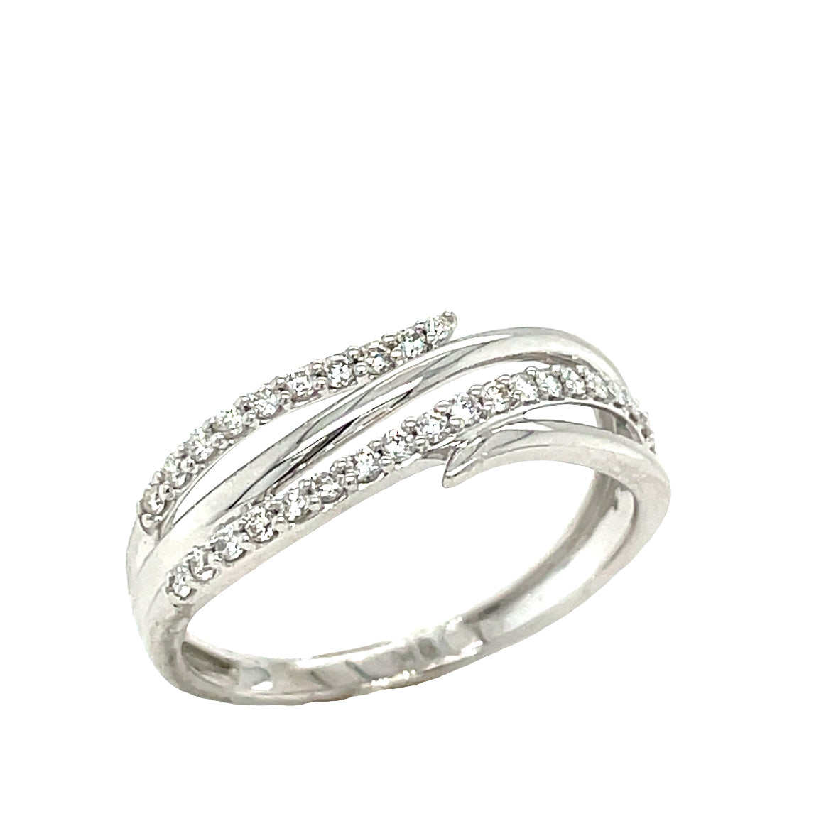 9ct White Gold Wrap .20ct