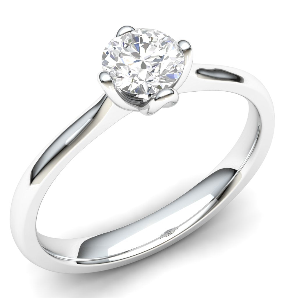 9ct Sol Wh Rd Brill Di.50