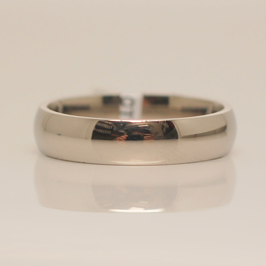 Palladium 5mm Wedding Band