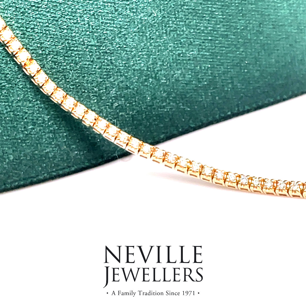 9ct Diamond Tennis Bracelet .75 Ct