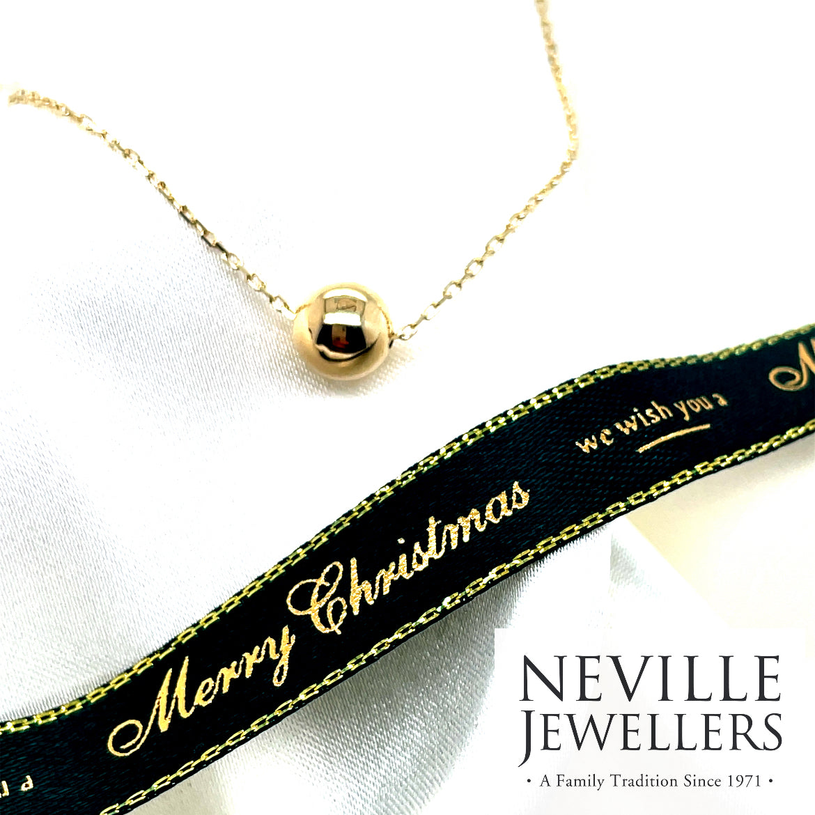9ct Ball Necklet