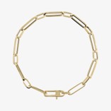 9ct Open Oval Link 8' Bracelet