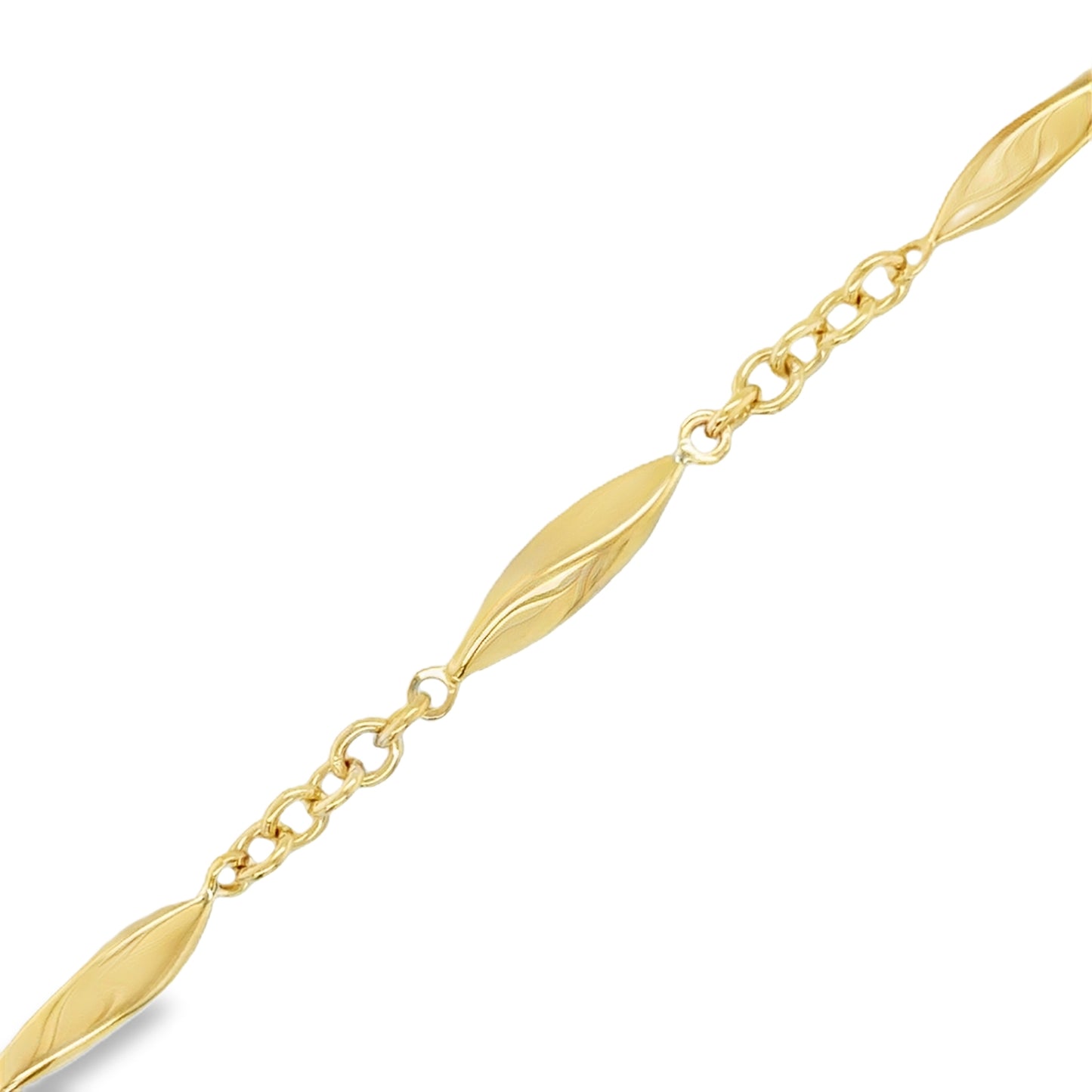 9ct Plain Twist Bracelet