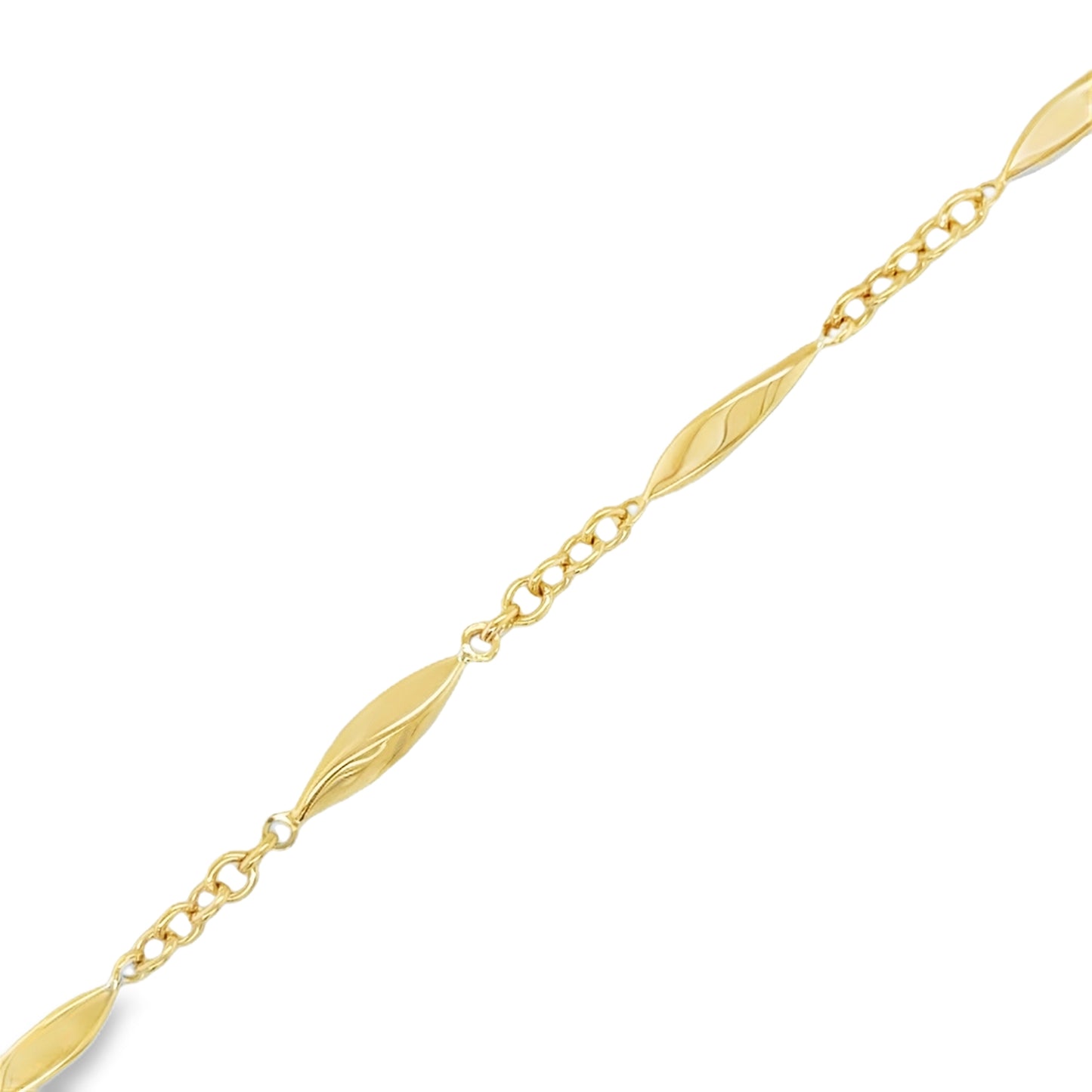 9ct Plain Twist Bracelet