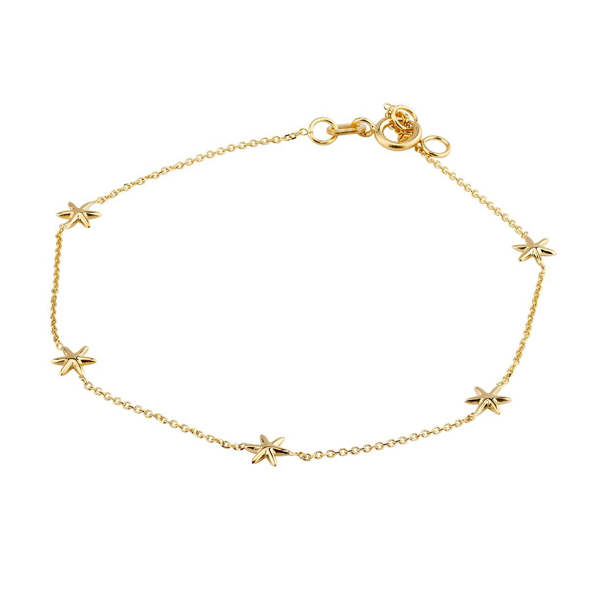 9ct Five Star Bracelet