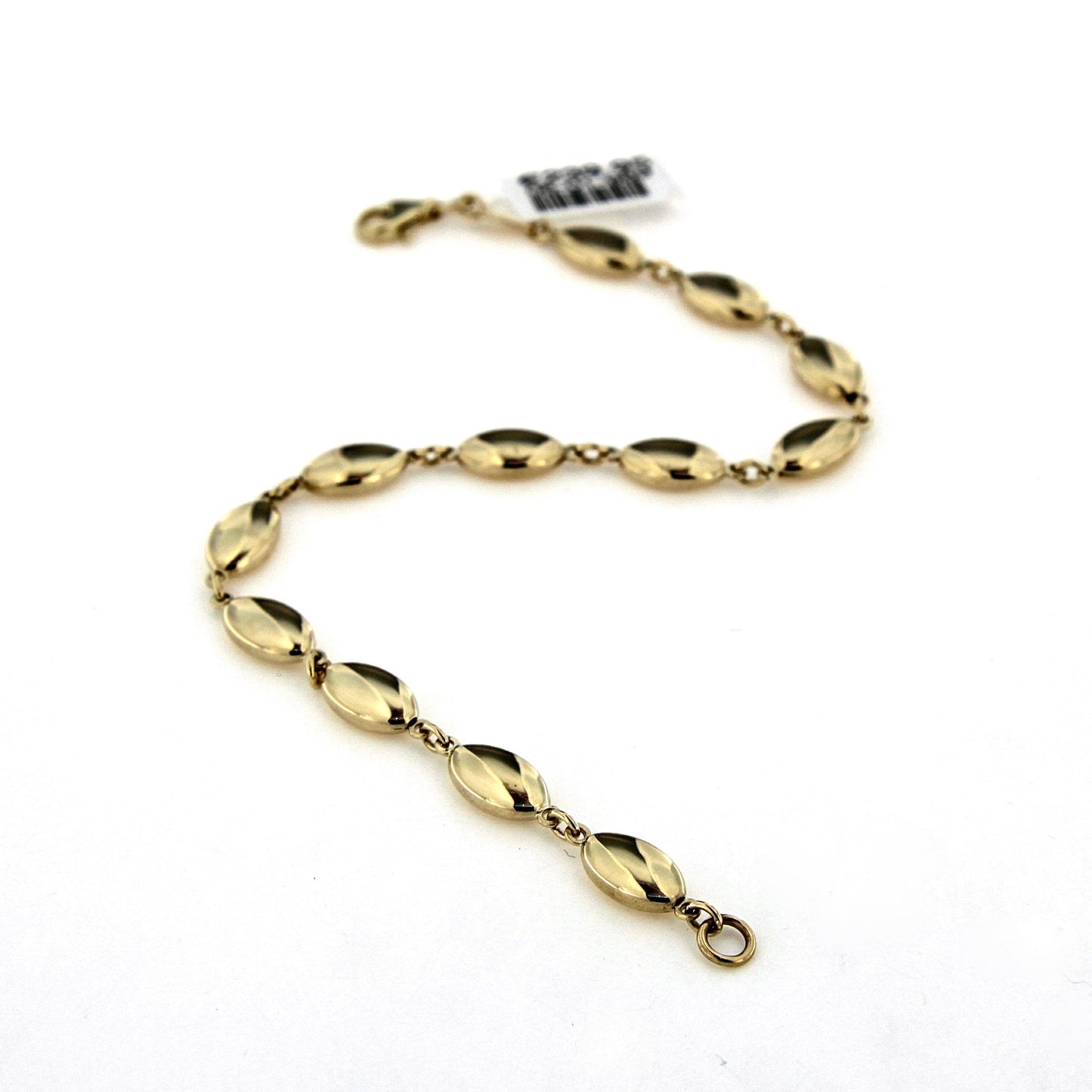9ct Polished Oval Link Bracelet