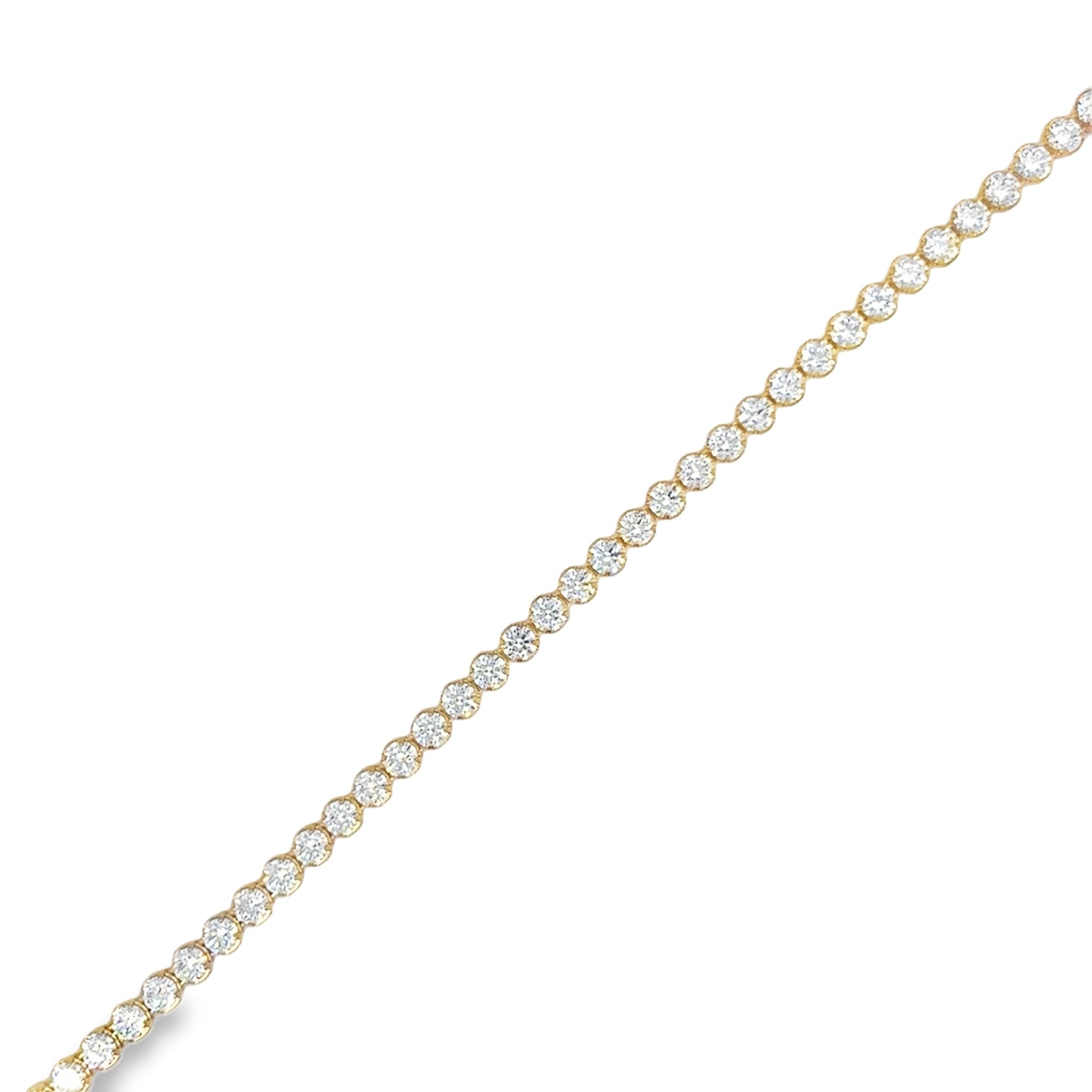 9ct Gold Cubic Zirconia Tennis Bracelet