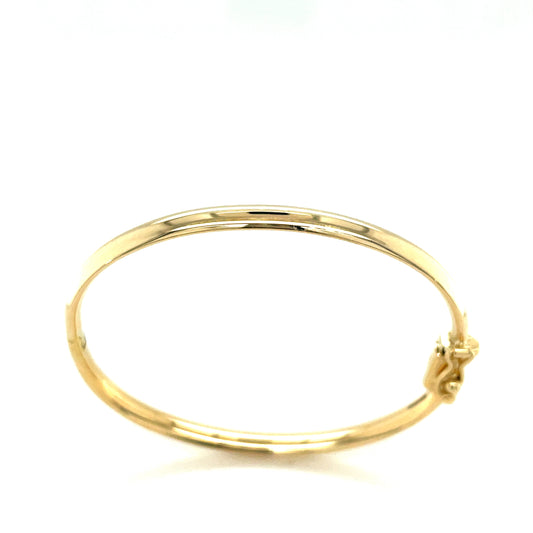 9ct Plain Engraveable Baby Bangle