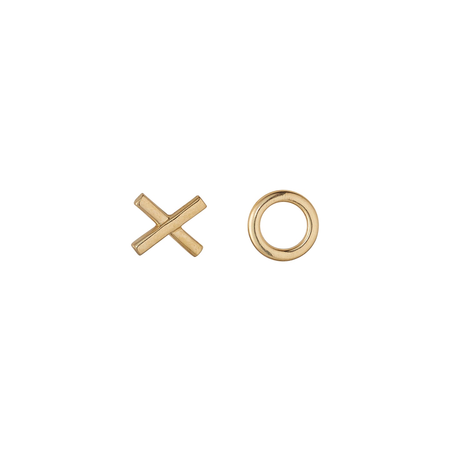 9ct Gold X And O Stud Earrings