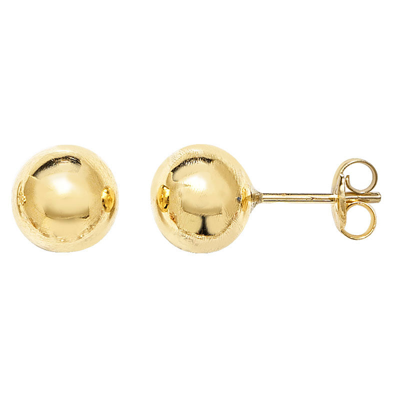 9ct Earring 7mm Ball Stud