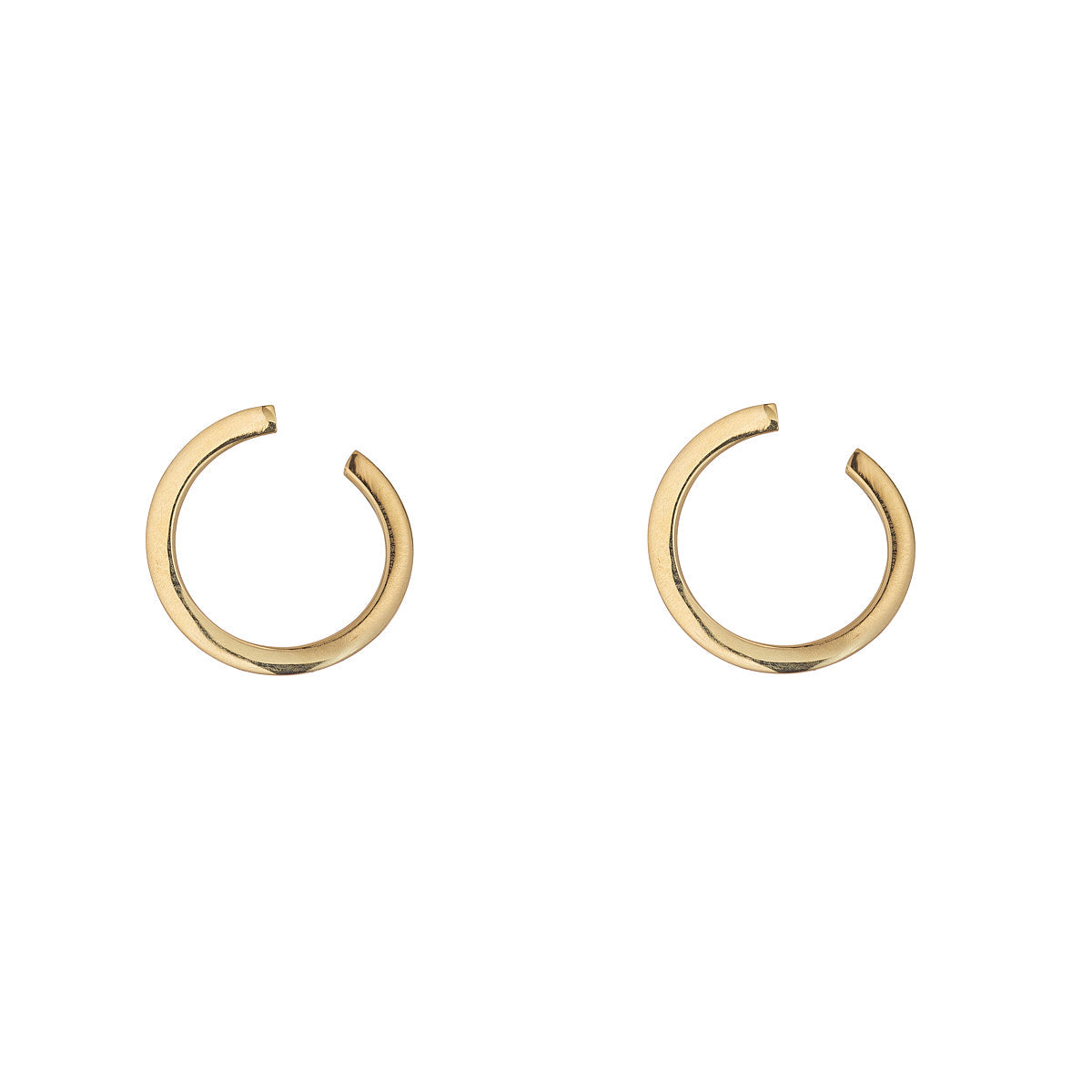 9ct Twist Hoop Earrings