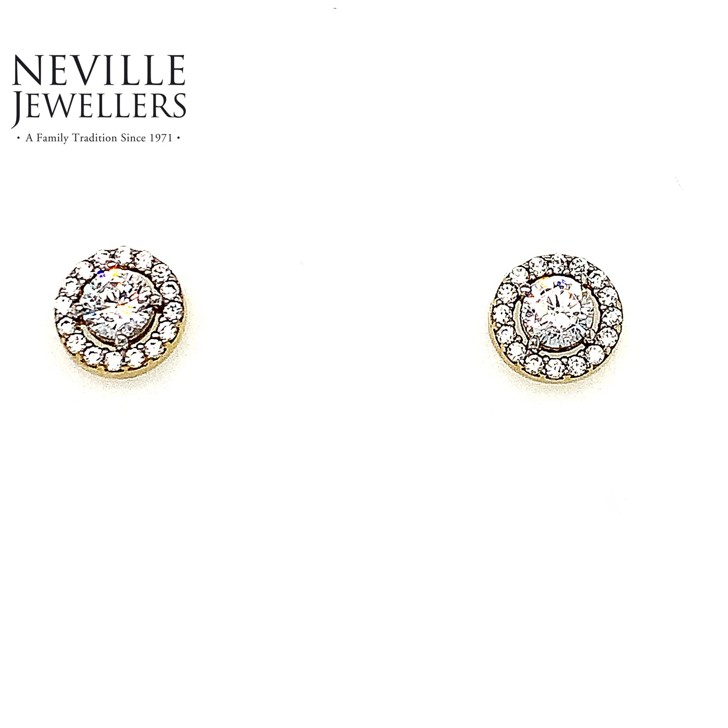 9ct Cubic Zirconia Earrings
