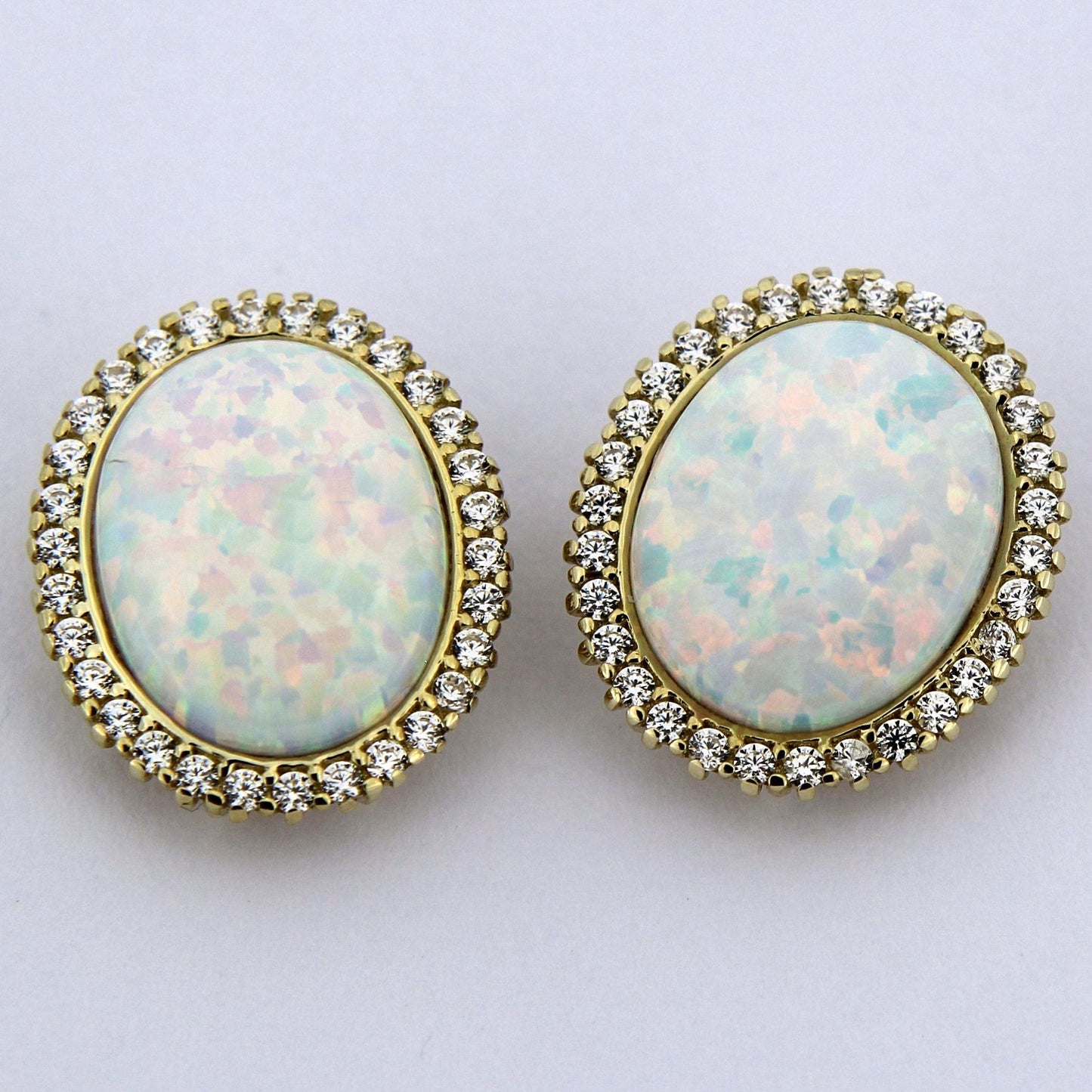 9ct Opal Earrings