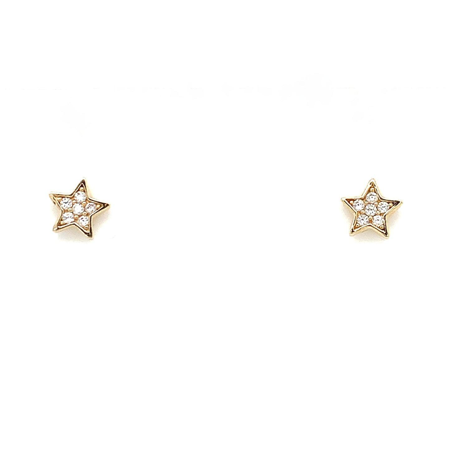 9ct Petite Cubic Zirconia Star Earring