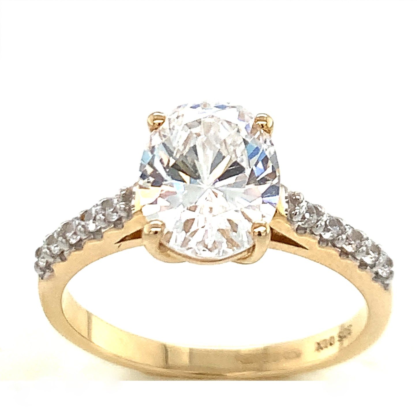 9ct Cubic Zirconia Dress Ring