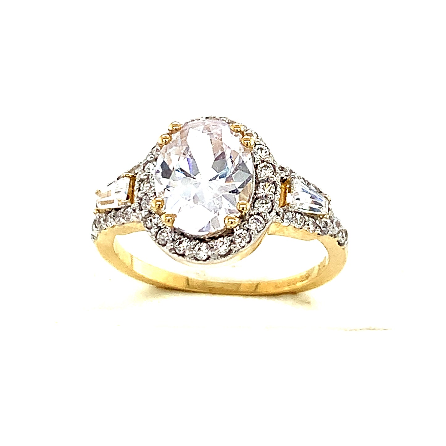 9ct Cubic Zirconia Dress Ring