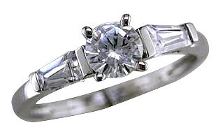 9ct Rng Cz Oval Sol