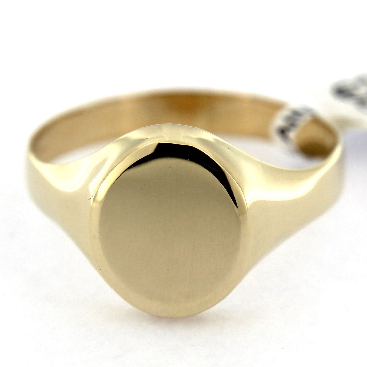 9ct Plain Gents Signet Ring