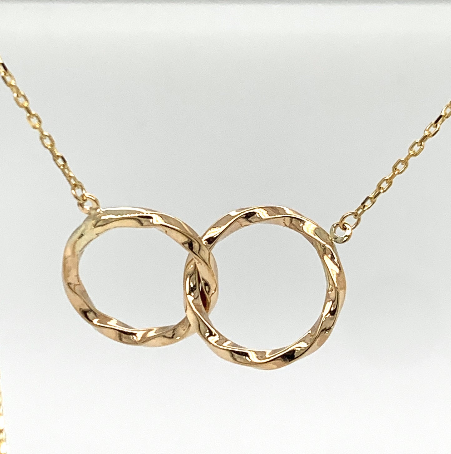 9ct Double Ring Pendant