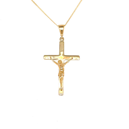 9ct  Gold Crucifix Pendant