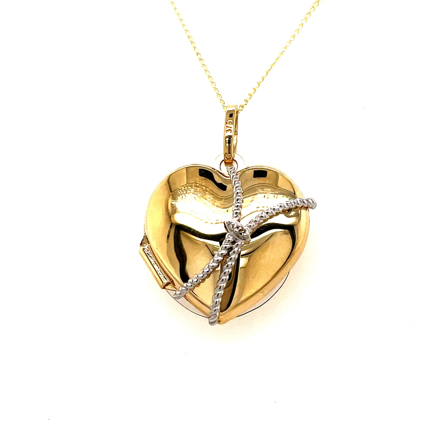 9ct Heart Diamond Locket