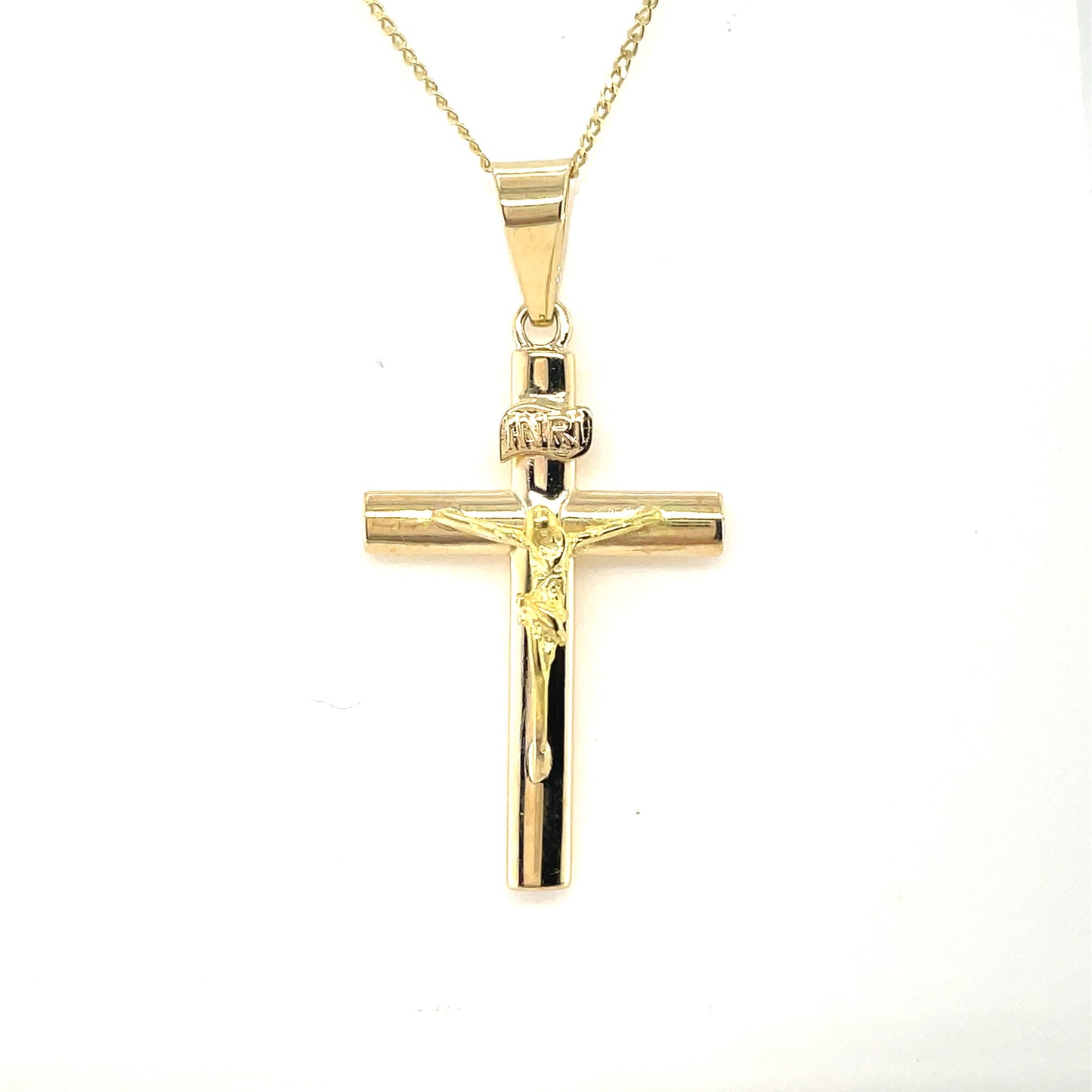 9ct Gold Crucifix Pendant 0.7g